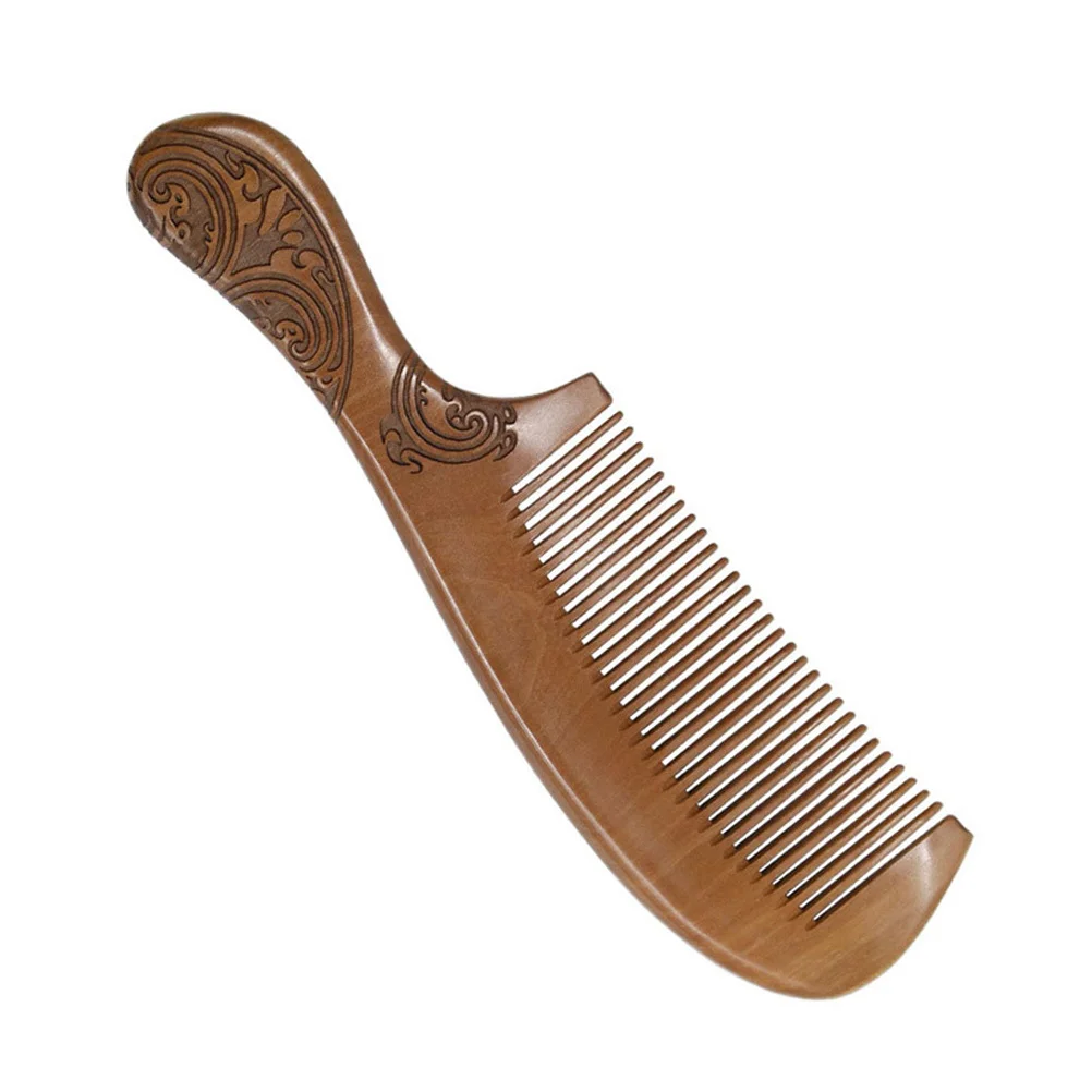 

Combs for Men Hair Carved Double Sided Carving Women Wooden Miss