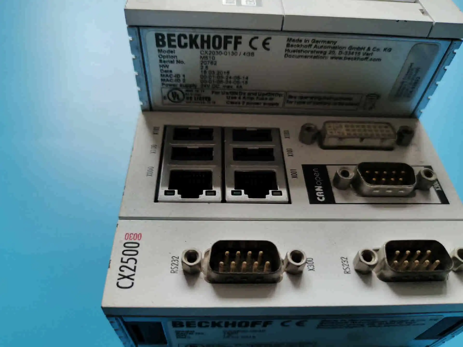 CX2030-0130 Modul PLC untuk Beckhoff