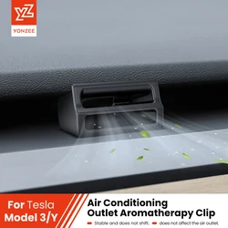 YZ-Clip de aromaterapia para Tesla Model Y Model 3, salida de aire, accesorios para coche eléctrico, Interior