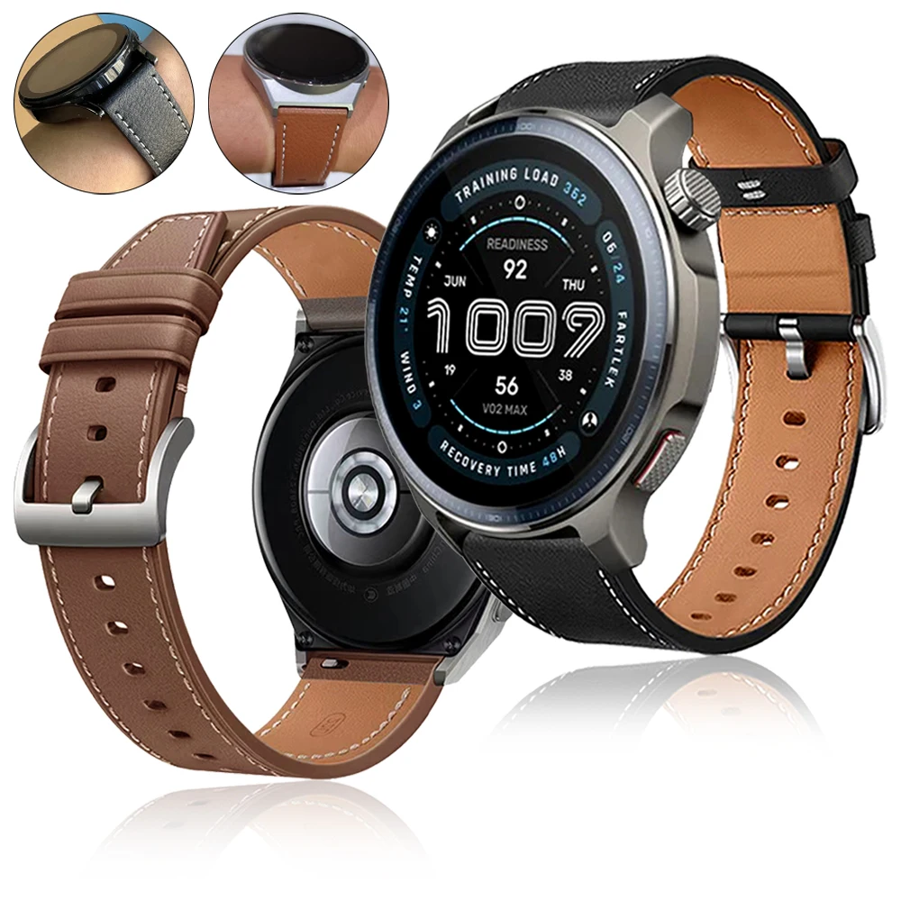 20Mm 22Mm Leather S… - image