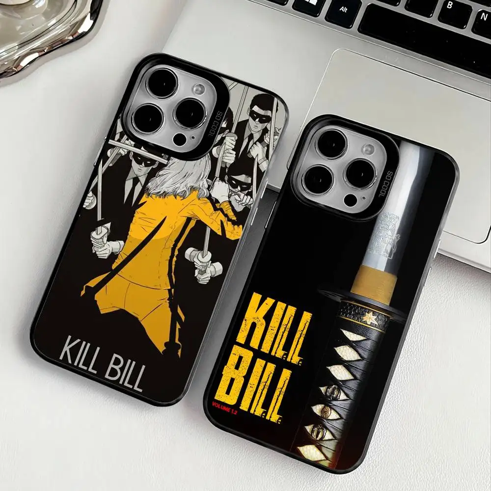 

Kill Bill Concept Art anime Phone Case For Apple 11 12 13 14 15 16Pro Max Plus Protect Plating Phone Cover