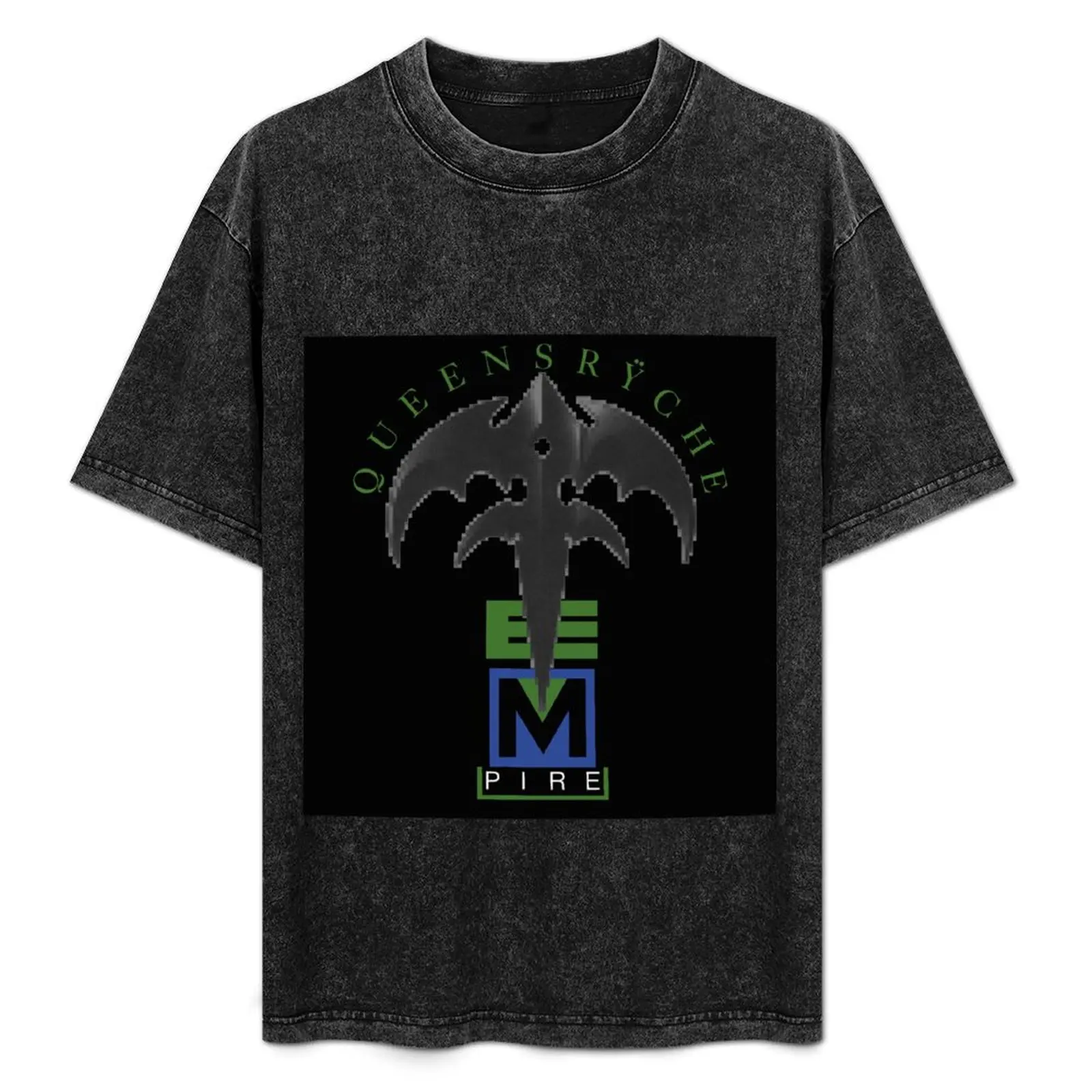 

Queensryche empire T-Shirt cheap stuff oversizeds blue archive mens clothing