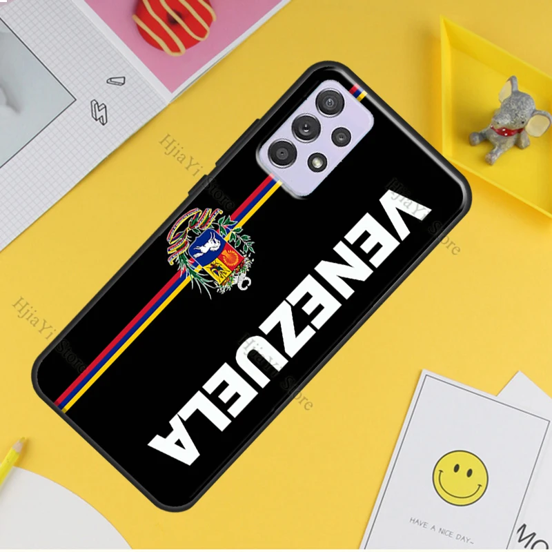 Venezuela Flag Coat Of Arms Back Cover For Samsung Galaxy A21S A02S A10S A12 A32 A42 A52 A72 A40 A50 A70 A71 A51 Case