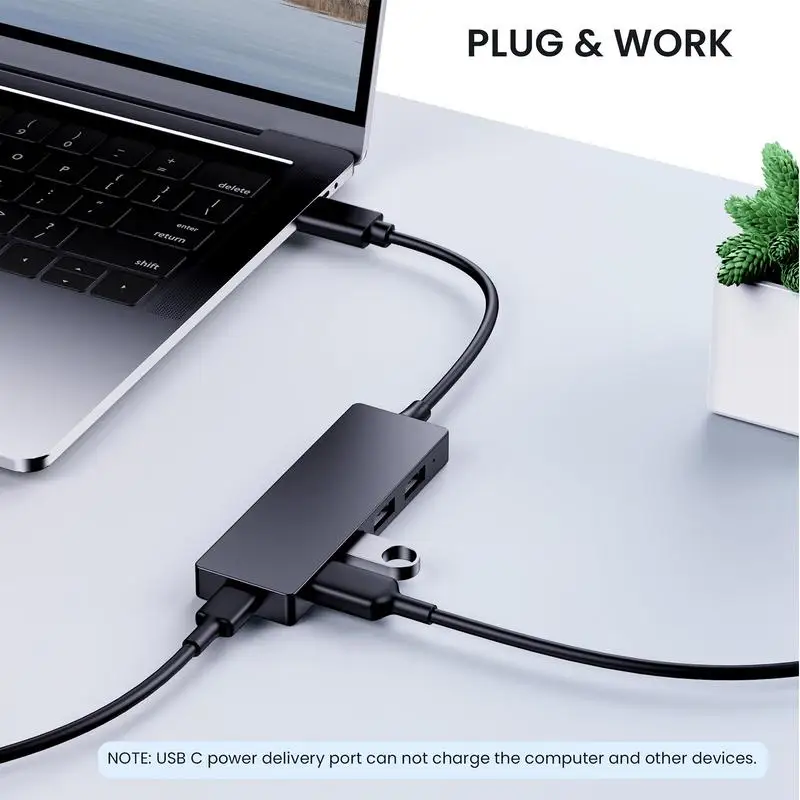 High Speed 4 Ports USB Hub 3,0 Adapter Expander Multi USB Splitter Mehrfach Extender für PC Laptop