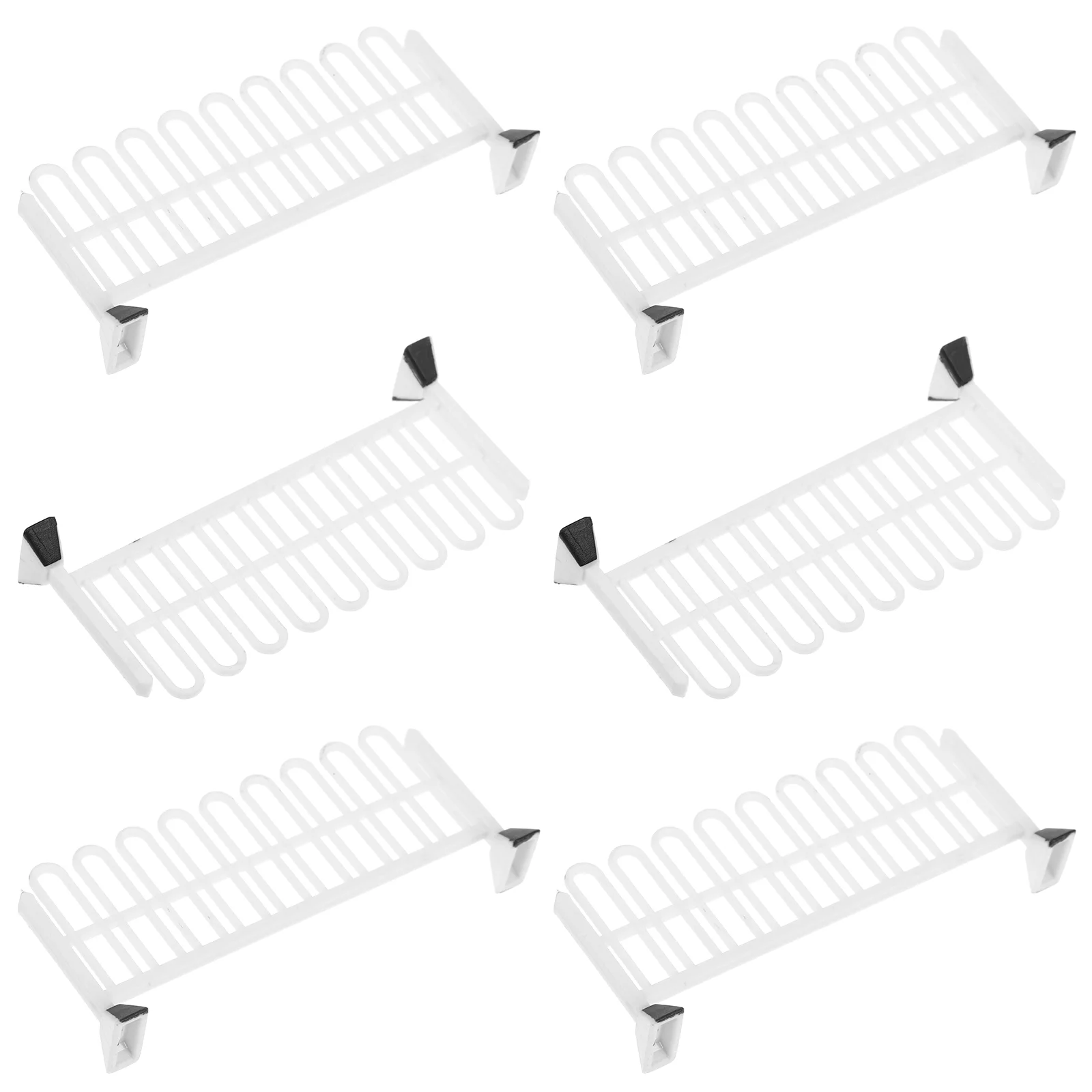 6 Pcs Traffic Roadblock Toy Safety for Cars Miniature Fence Models Roadblocks Isolation Baby