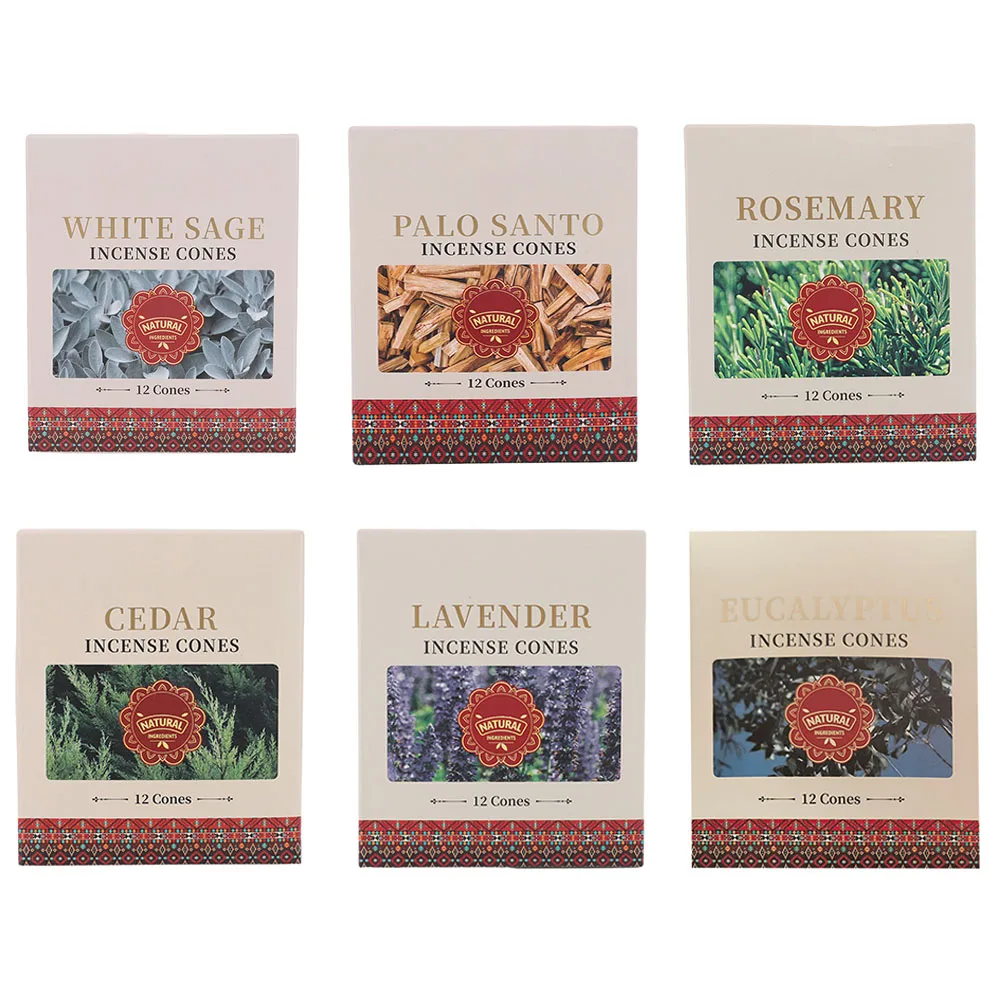 น้ํามันหอมระเหยธรรมชาติ Tower หลายรสชาติธูปหอมธูปติดทนนานเครื่องประดับสําหรับ Home Office น้ําหอม Decor