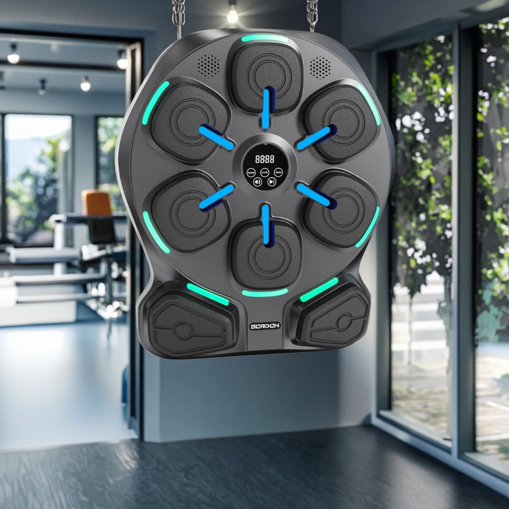 

GORDON One Punch Home Boxing Workout Machine PU Material Electronic Smart Wall Mount Music Boxing Machine With Boxing Gloves