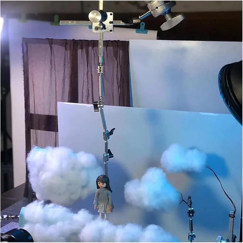 

AAAN-Precision 26Cm Stainless Steel Rig Kit For Stop Motion With 5 Connectors For Animators And Video Professionals