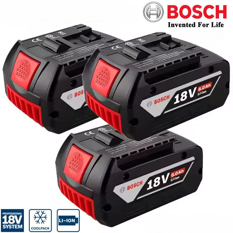 

100% original-Bosch 18V battery, 18V and 6Ah backup batteries, Draadloze professional system, BAT609 BAT618 GBA18V80 tool ba