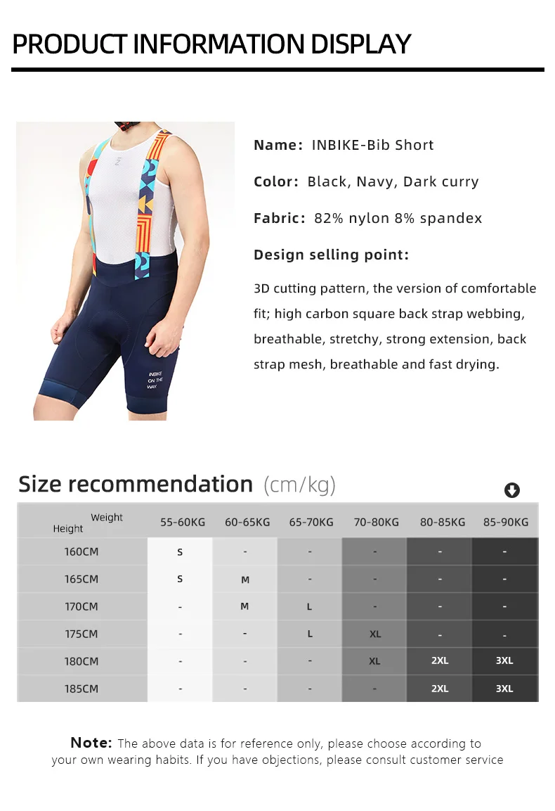 INBIKE Herren-Radsport-Shorts, MTB, 2025, Sommer, neue, schweißableitende, atmungsaktive, professionelle Rennrad-Mountainbike-Kleidung – Detail 3