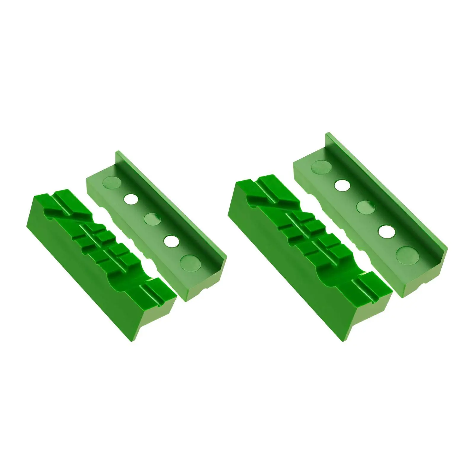 Vise Soft Jaw Pads Multi Groove Magnetic Grip Bench Protector TPU Material for Jewelry Making Plumbing