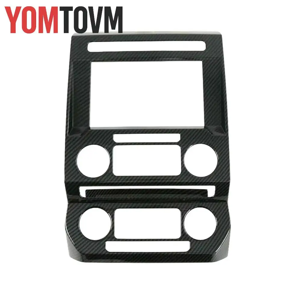 

Внутренняя навигационная рамка, отделка центральной консоли для Ford Raptor 2015 2016 2017 2018 2019, отделка из АБС-пластика из углеродного волокна