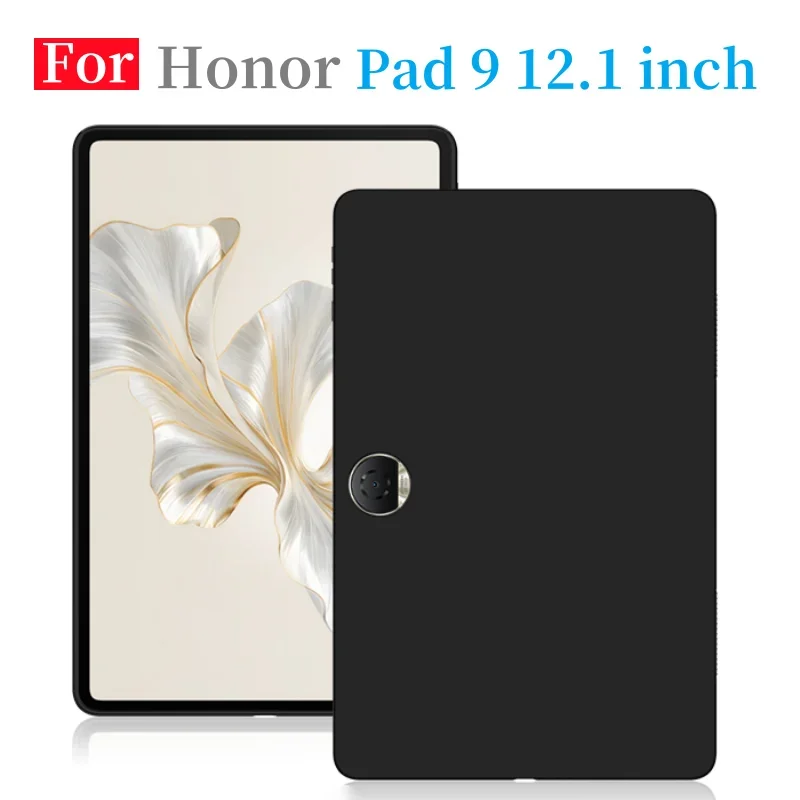 สําหรับ Funda Honor Pad 9 กรณี 12.1 นิ้ว HEY2-W19 W09 ซิลิคอนกรณีป้องกันด้านหลังสําหรับ Honor แท็บเล็ต 9 แท็บเล็ต funda