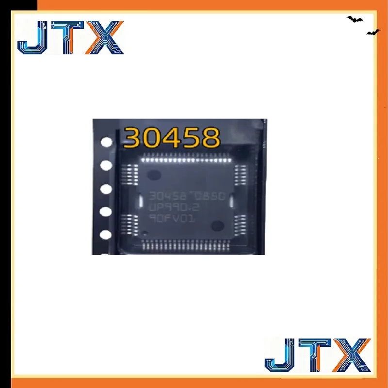 2PCS/LOT 30470 30458 HQFP64 Diesel Engine PC Board Main Relay Control Driver Chip In Stock
