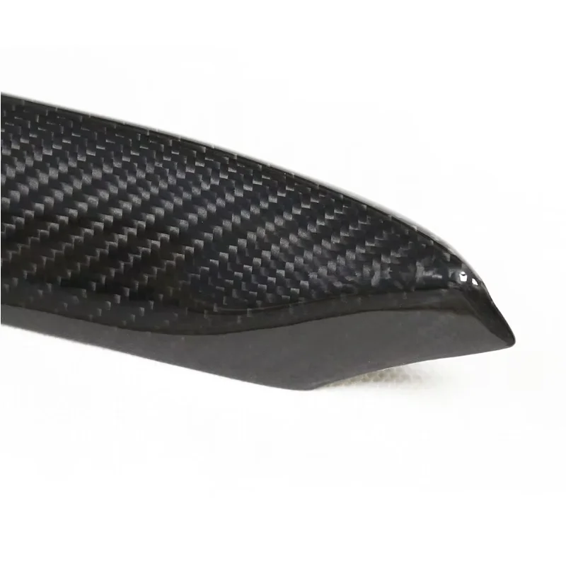 For Tesla Model 3/Y Door Edge Trim Dry Carbon Fiber 2-Piece Set 3M Glue Non-destructive Installation and Abrasion Resistant2017+