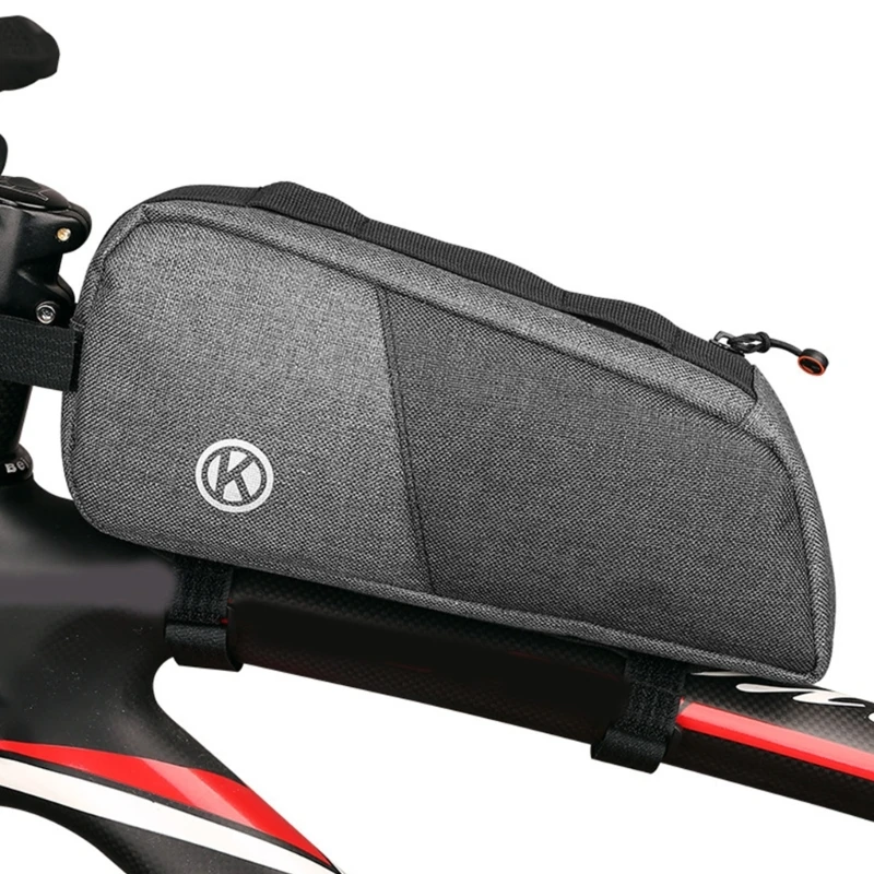 Large Capacity Bicycles Triangular Bag Bike Frame Front Tube Bag Waterproofs Cycling Bag Mountain Bike Front Saddles Bag