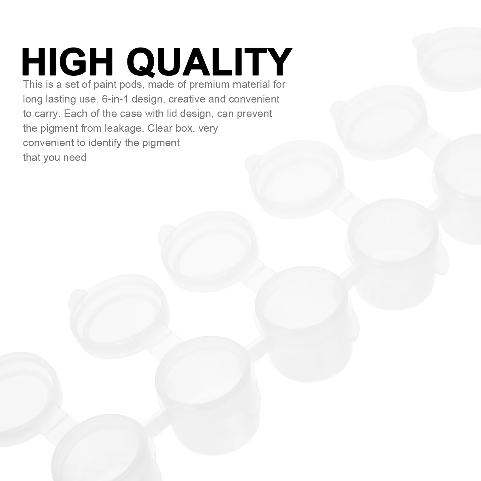 40 Pcs Model Paint Box Painting Supplies Can Mini Container Plastic Storage Case Pod Strips With Lids Child