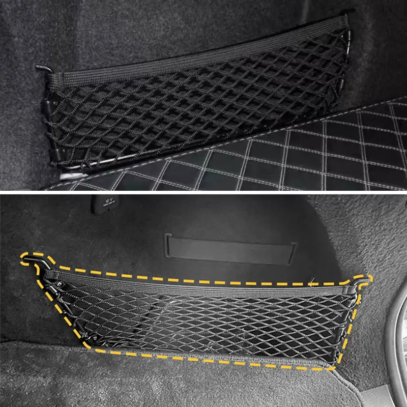 

For Volvo XC60 XC90 S90 XC40 trunk side mesh pocket interior storage bag for automotive supplies Car accessories