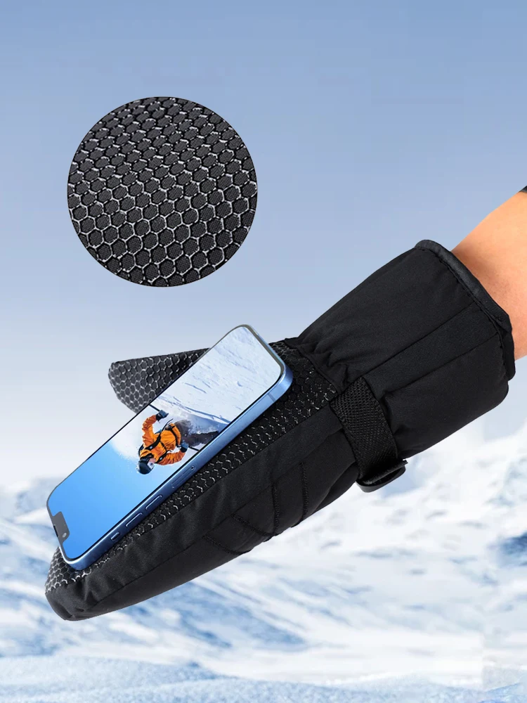 Guanti da sci Guanti invernali impermeabili Guanti da ciclismo antivento Guanti da snowboard Guanti per climi freddi per uomini e donne