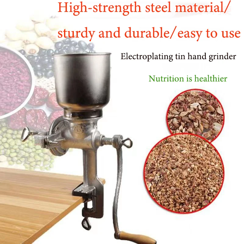 Hand Cranked Grinder Manual Crushing Grinder Corn Feed Household Small Grinder Spice Grinder Walnut Grinder