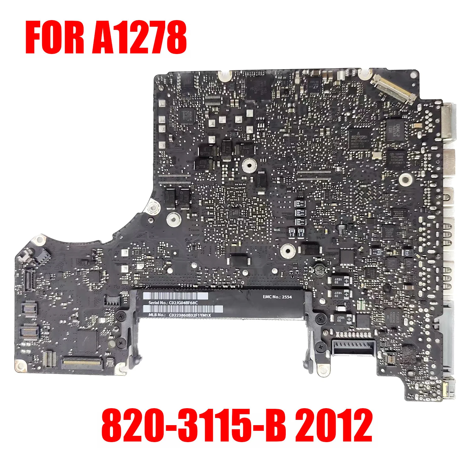 Originak A1278 Laptop Moederbord Voor Macbook Pro 13 "2011 2012 Jaar 820-2936-a/B 820-3115-b Logic Board I5 I7 100% Test Goed