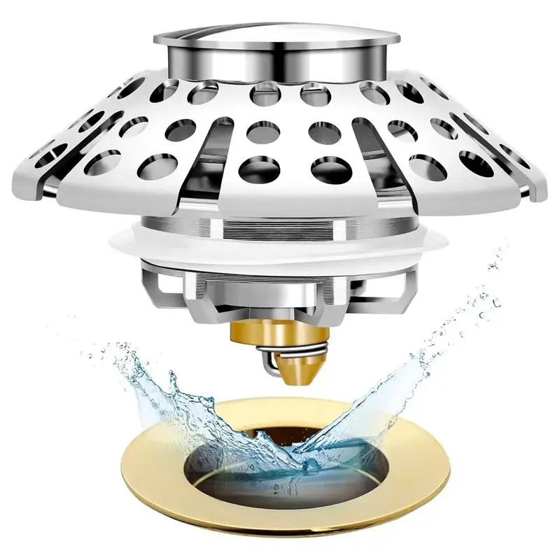 

Сливная пробка для ванны, универсальная пробка для ванны, сливной фильтр для душа с фильтром, многоразовая заглушка для кухонной раковины, замена