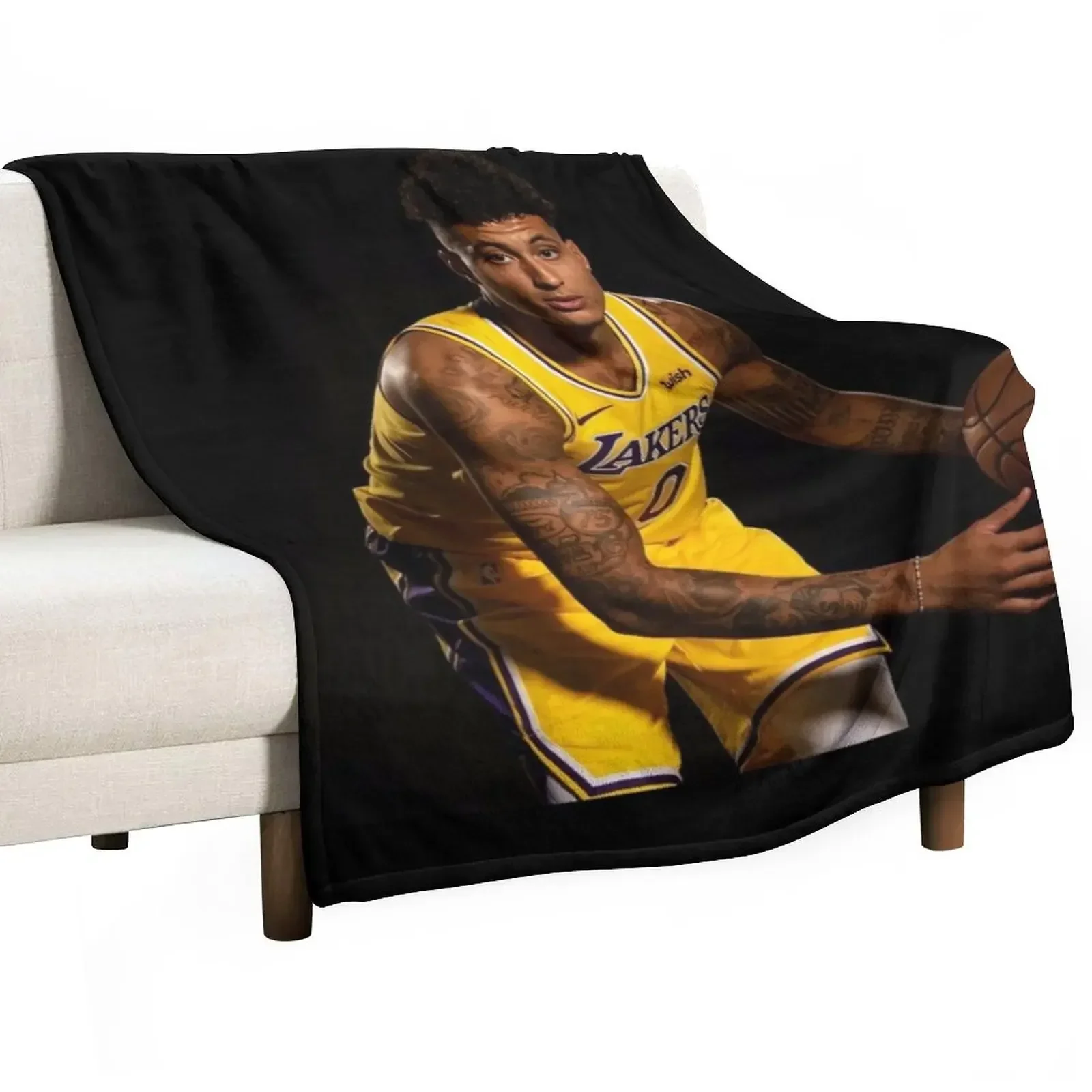 kyle kuzma Throw Blanket cosplay anime Thin Furry Blankets