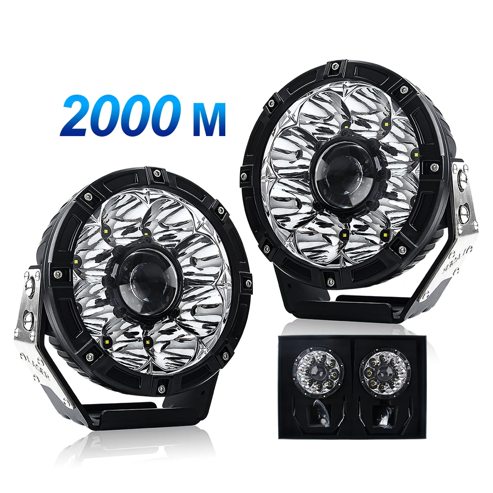 

E-mark wholesale high quality 24v 48w 7" circle auto lighting system led off road truck headlight for truck auto