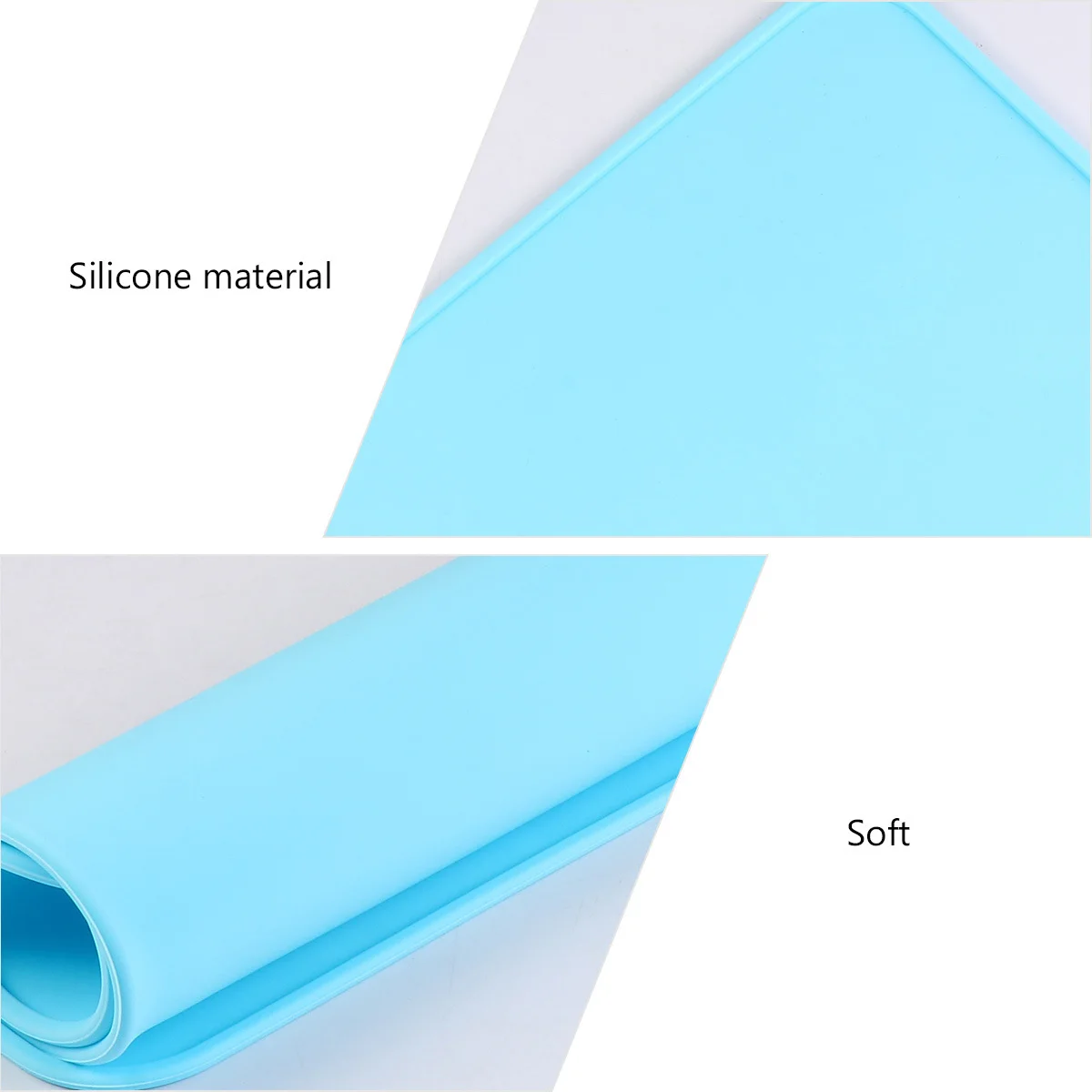 

1pc Silicone Table Mat Heat Resistant Washable Non Friendly Lightweight Dining Mat For Home Restaurant Party Tableware