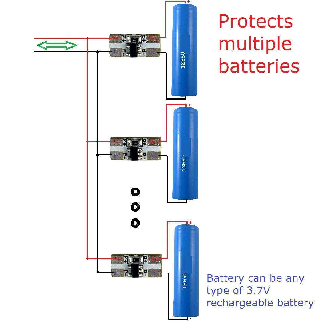 mini 3.7V 4.2V 3.5A 1-Cell Li-ion Lithium Li-Polymer Battery Charger Over Charge Discharge Overcurrent Protection Board Module