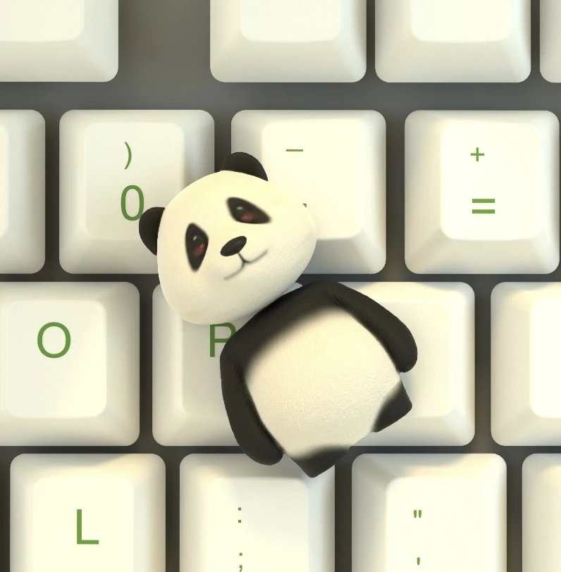 Direction Arrow Caps Customized Resin Keycaps Mini Mechanical Keyboard Gaming Keycaps Personalized Cute Pandan Cat Keycap