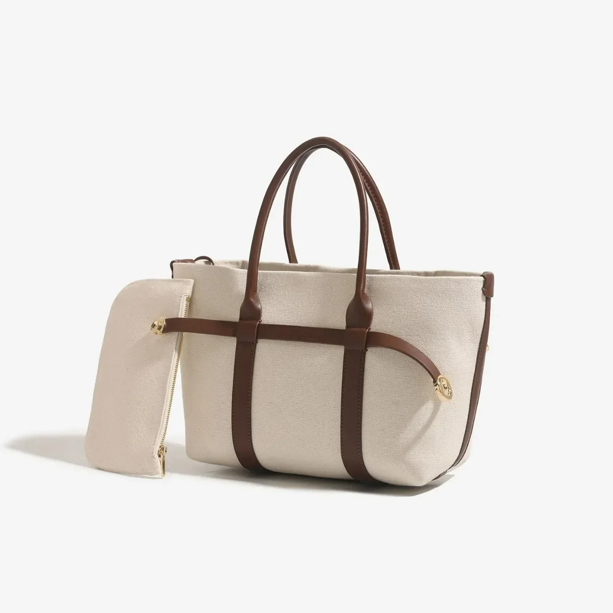 2025 New Large Capacity Spliced Leather Tote Bag Fashion Commuter Versatile Cabbage Basket Handbag for Women