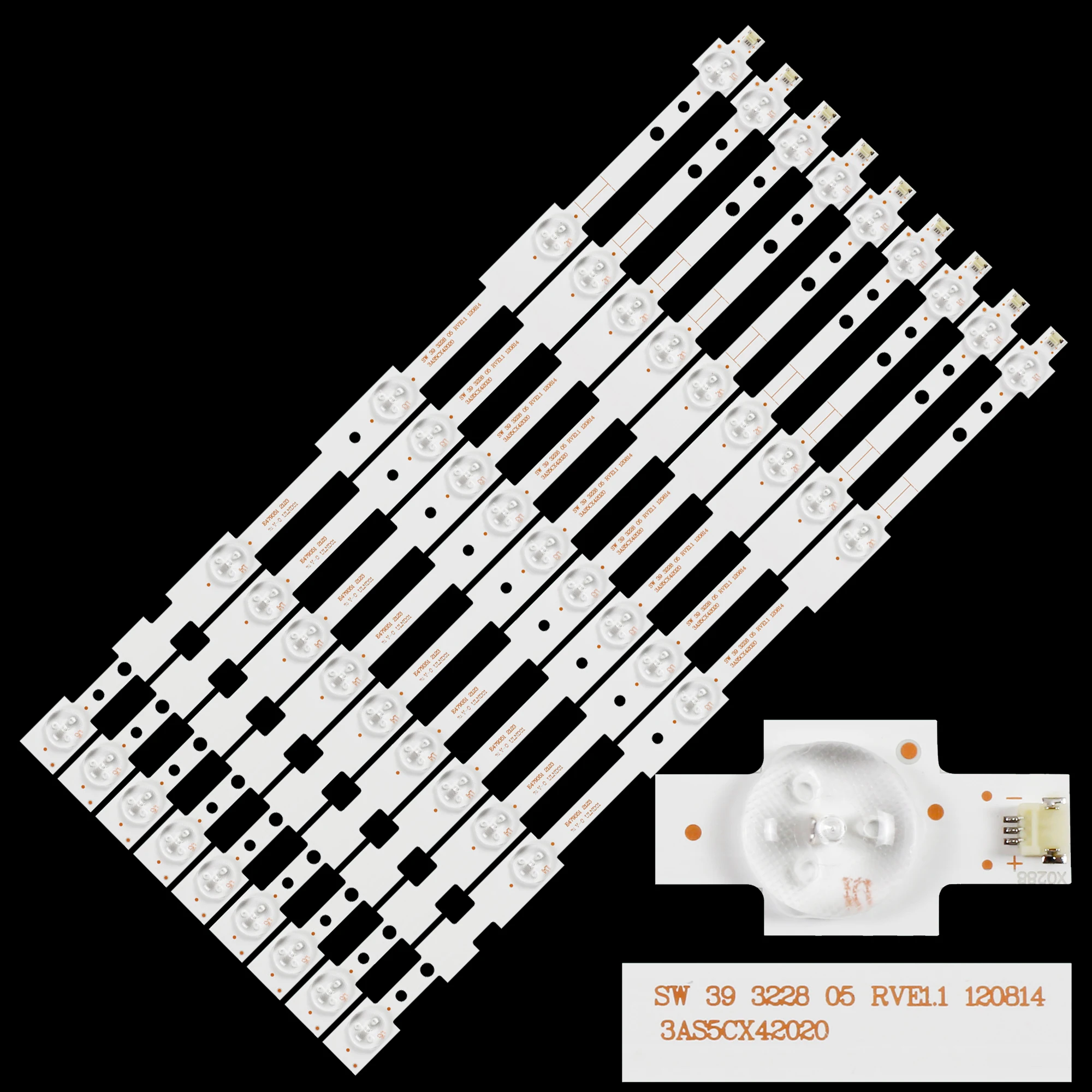 LED Strip For 39E320E 39E380S 39E320 39E320W 40LEM-3080 LED42K20JD LED42EC260JD SVH420A72 40LEM-3080/FT2C 40LEM-3080FT2C