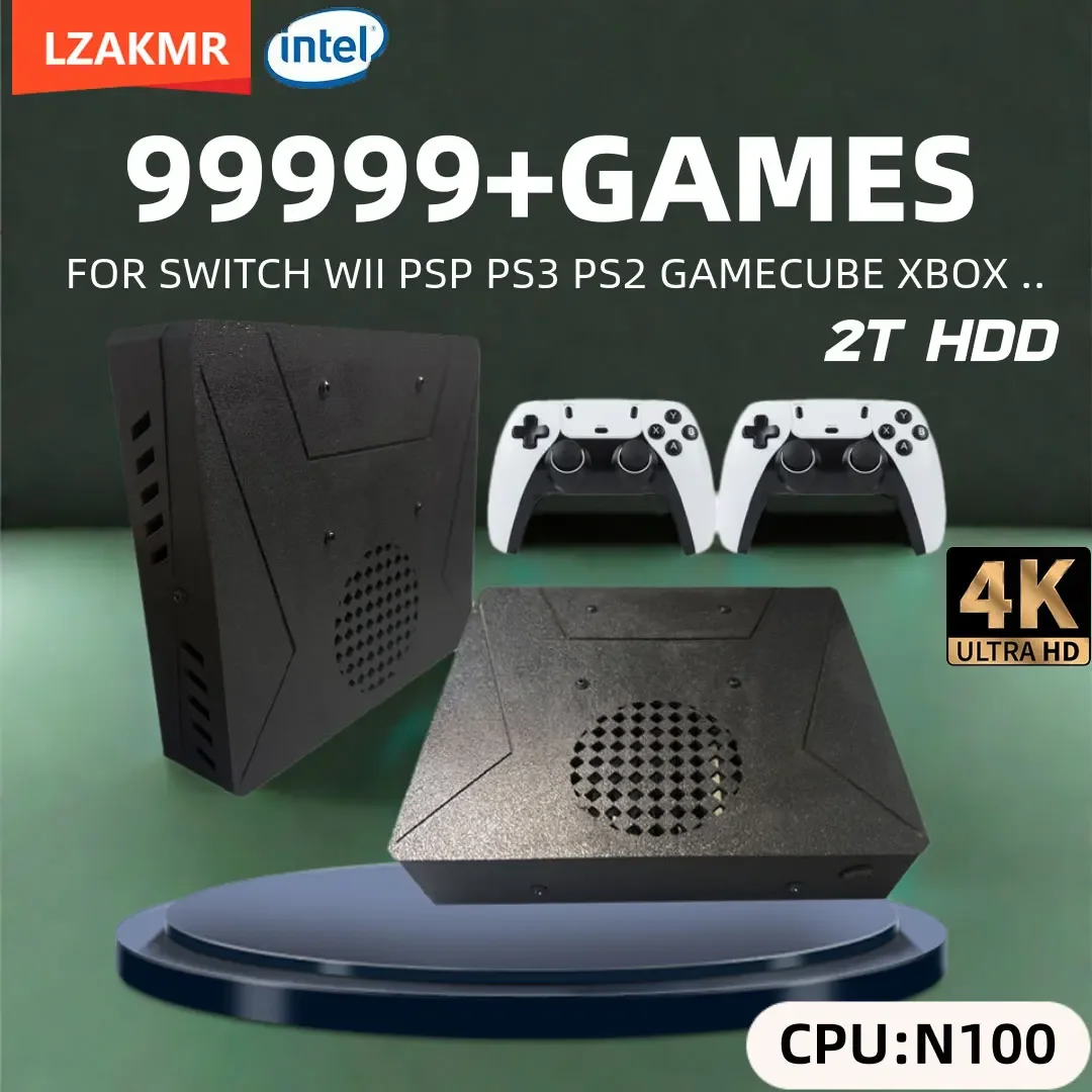 Игровая консоль M88/Pro/Ultra с открытым исходным кодом 2025 для PS2, большой 3D 128G 20000+ классических игр, домашний ретро-видео-телевизор, игровой плеер