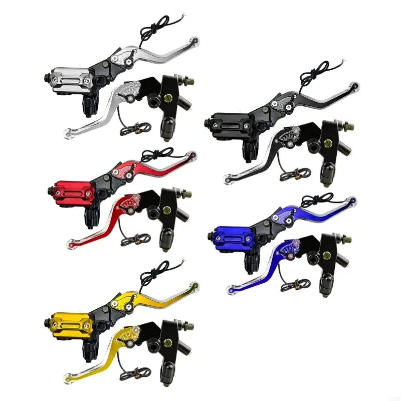 Motorcycle Clutch Brake Lever LED Turn Light System Easy Installation Without Professional Tools X37F