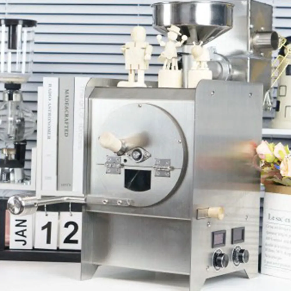 300 جرام الأشعة تحت الحمراء التدفئة محمصة حبوب البن الكهربائية محمصة حبوب البن معدات القهوة المنزلية