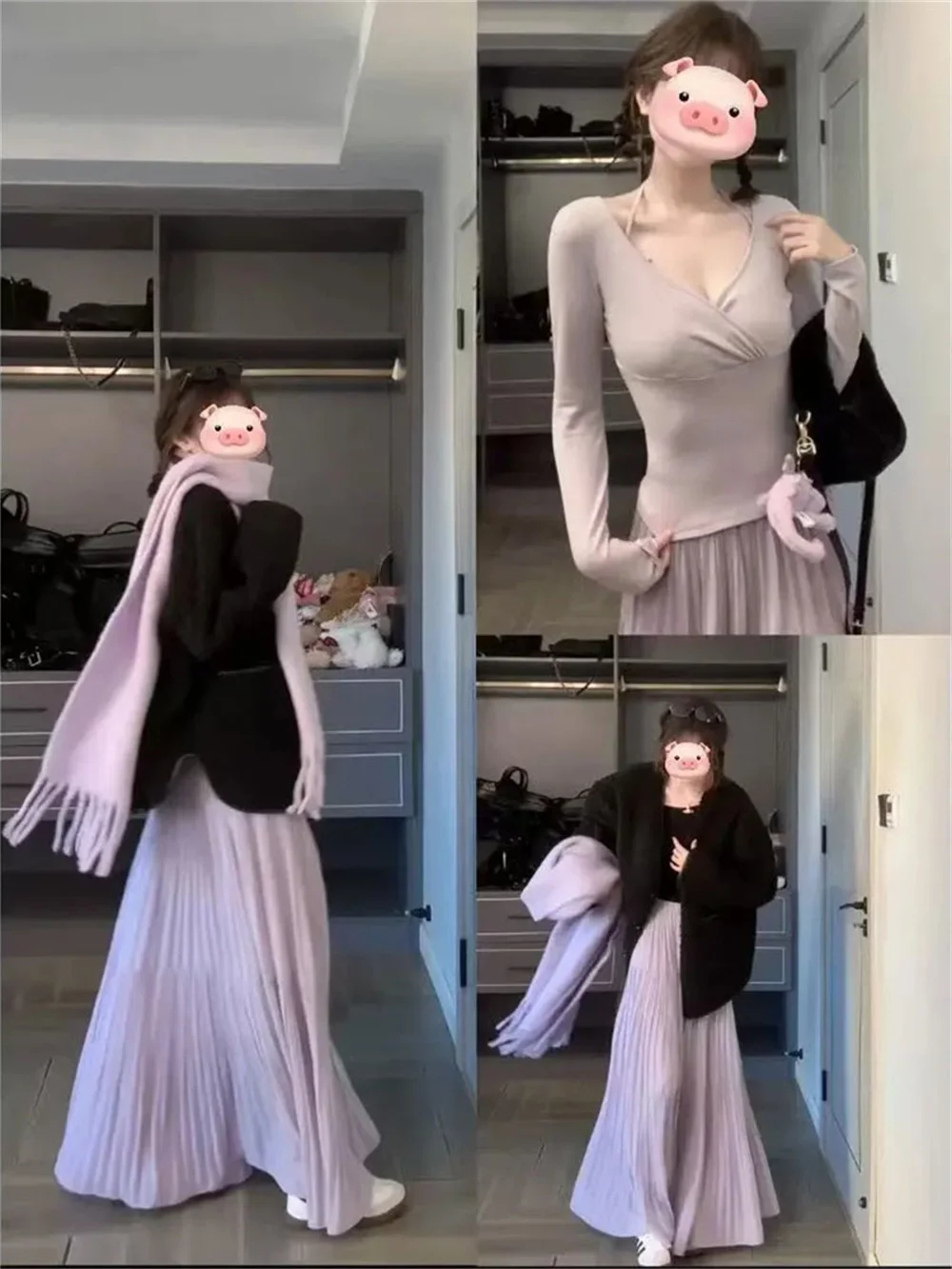 Elegant Solid A-Line Big Swing Skirt Girl Half Fairy Skirt Women Spring And Summer Trend High Waist Pleated Long Skirt Casual