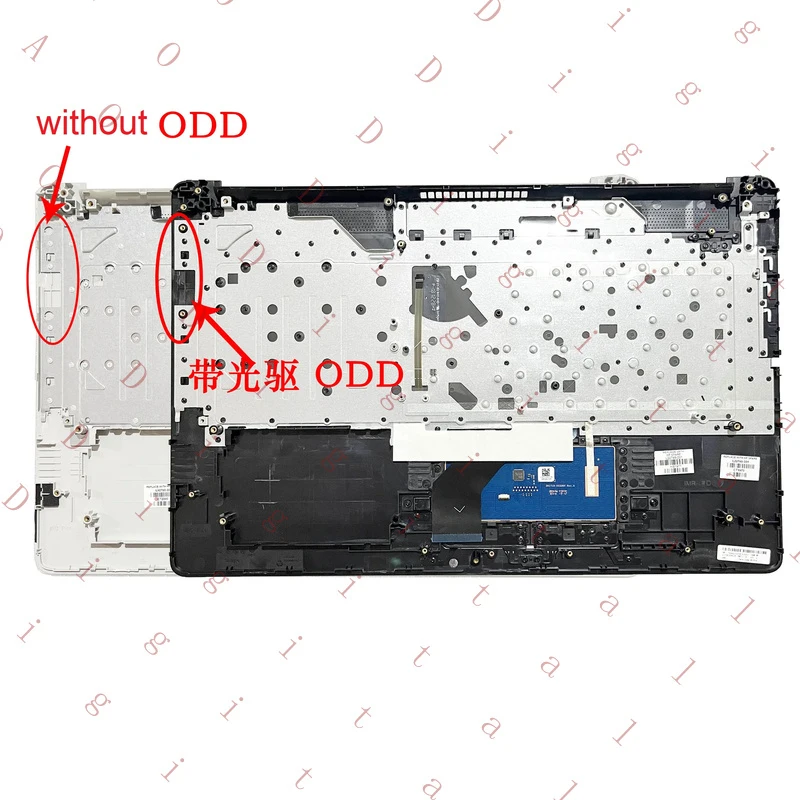 L... US Keyboard for HP 17-BY CA CR 17Q-CS 470 G7 TPN-I133 Palmrest with Backlit&ODD