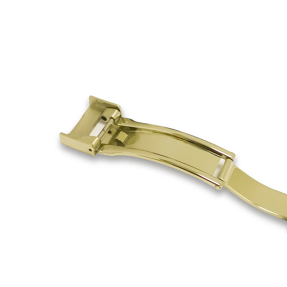 40mm 남성용 기계식 시계, PVD 골드 스틸 케이스, 사파이어 크리스탈, NH35 무브먼트, CD 패턴, 3D 다이얼, 맞춤 제작 가능