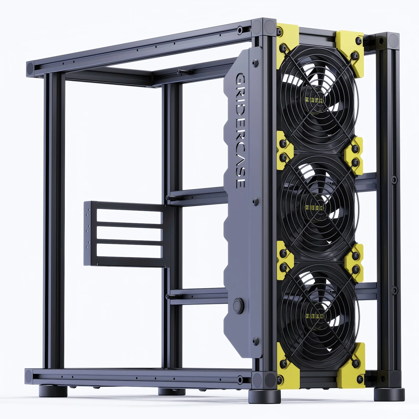 Beta V2.0 Open Air PC Case Aluminum Frame ATX E-ATX MATX ITX Computer Chassis Support 360mm Radiator Vertical GPU