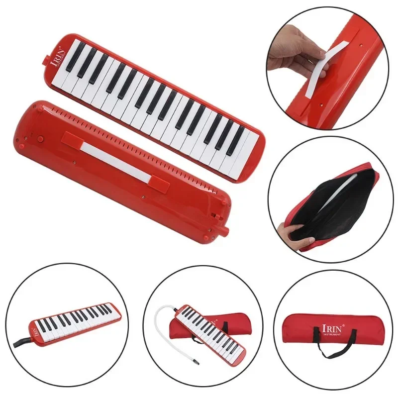 32 Keys Melodica Child Beginner Keyboard Instruments Professional Melodicas Portable Children Accordion Musical Piano