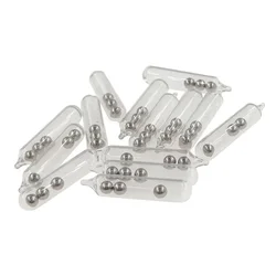200Pcs Fishing Rattles For Lure Bait Jigs Spoons Glass Rattle Insert Tube Rattle Shake Attract Fly Tie Tying Fishing Accessories