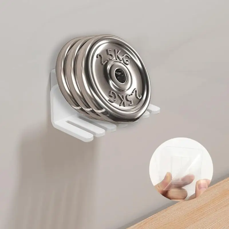 Montado na parede à prova de riscos multi funcional relógio banda prateleira suporte sem necessidade de ferramentas material abs para entusiastas da tecnologia 896c