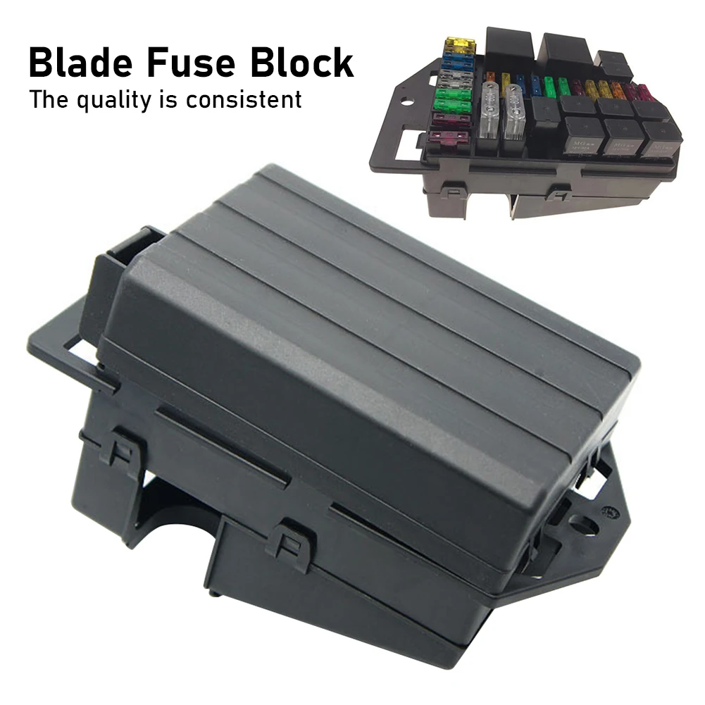 

38 Way Blade Fuse Block with Fuse Box Holder and Relay Damp-Proof Cover for Car Boat Marine Truck