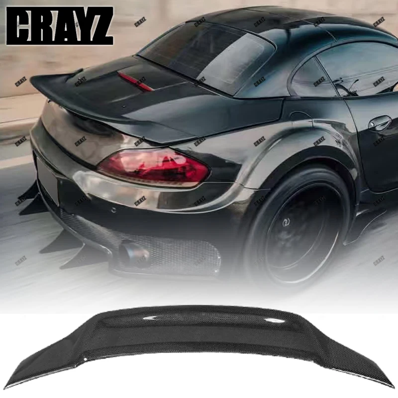 

For 2009-2016 BMW Z4 E89 R Style FRP Materia Black carbon Rear Trunk Lid Car Wings Ducktail Lip Spoiler Accessories part