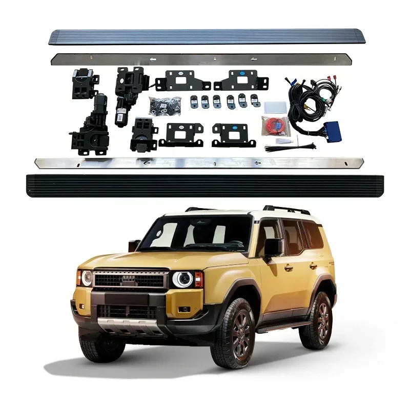 

Aluminium Alloy Electric Side Steps Power Running Boards For Prado Land cruiser LC250 LC 250 2024