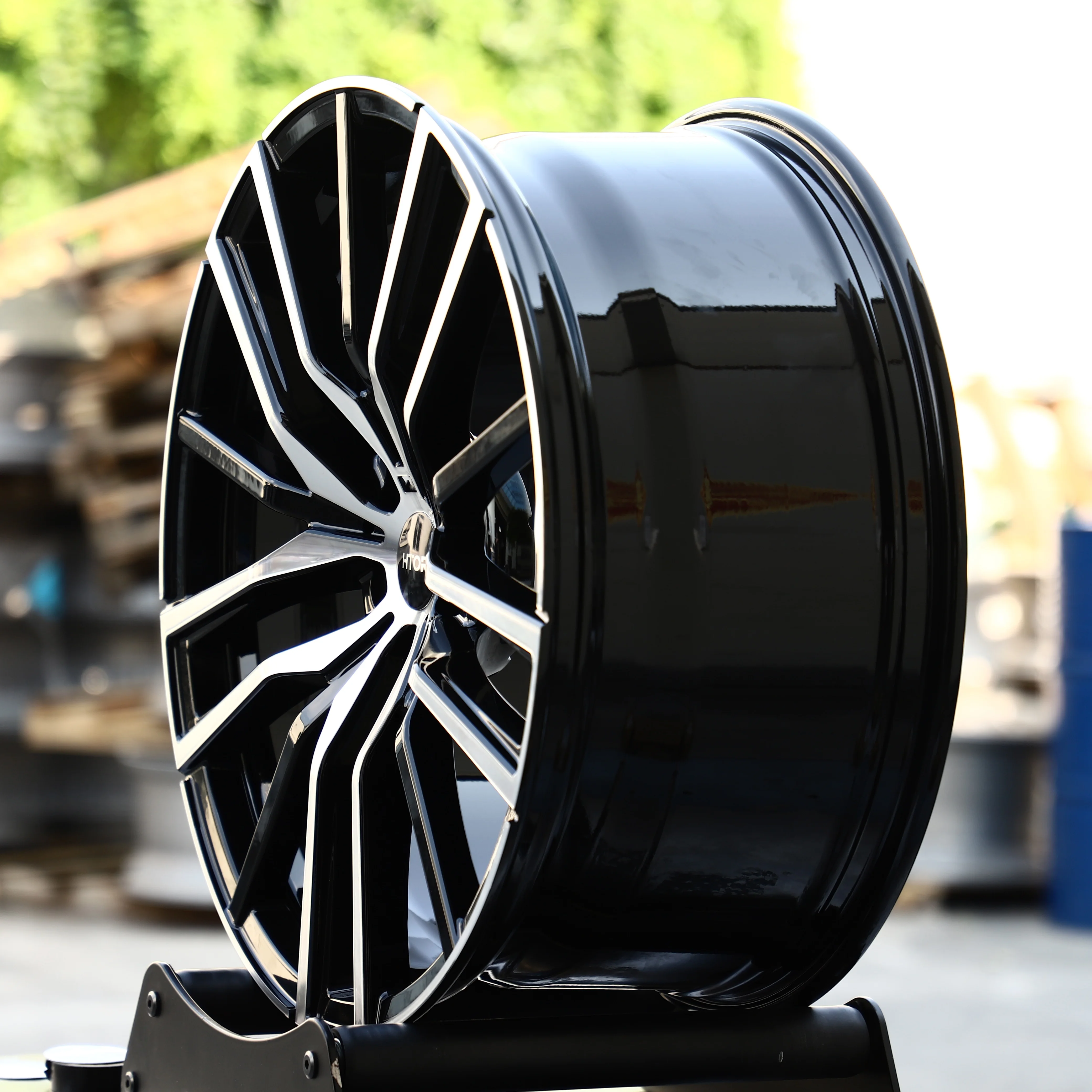 JT Custom Car Rims 15 16 17 18 Inch 5x110 Gloss Black with Machine Face Aluminium Alloy Wheels For Malibu For Cobalt For Astra F