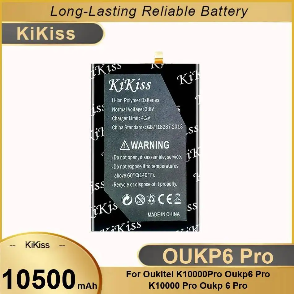 

Стабильный аккумулятор для мобильного телефона Oukitel K10000 Pro Oukp 6 OUKP6, 10500 мАч