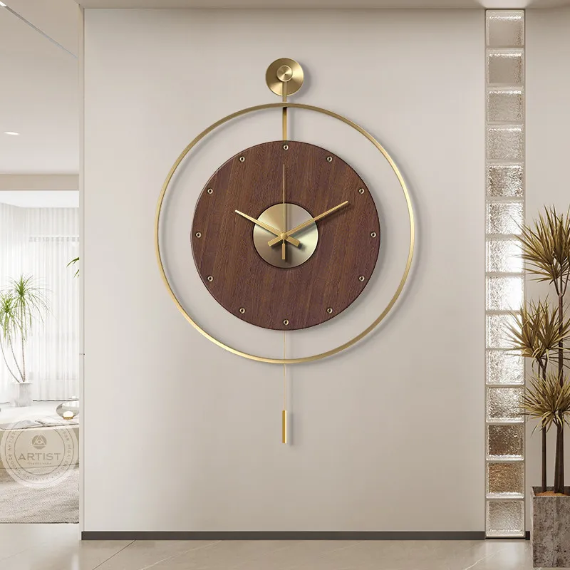 Bedroom Modern Clock Wall Railway Metal Silent Gym Wall Watch Aesthetic Cheap Lancette Orologio Da Parete Home Decor Accessories