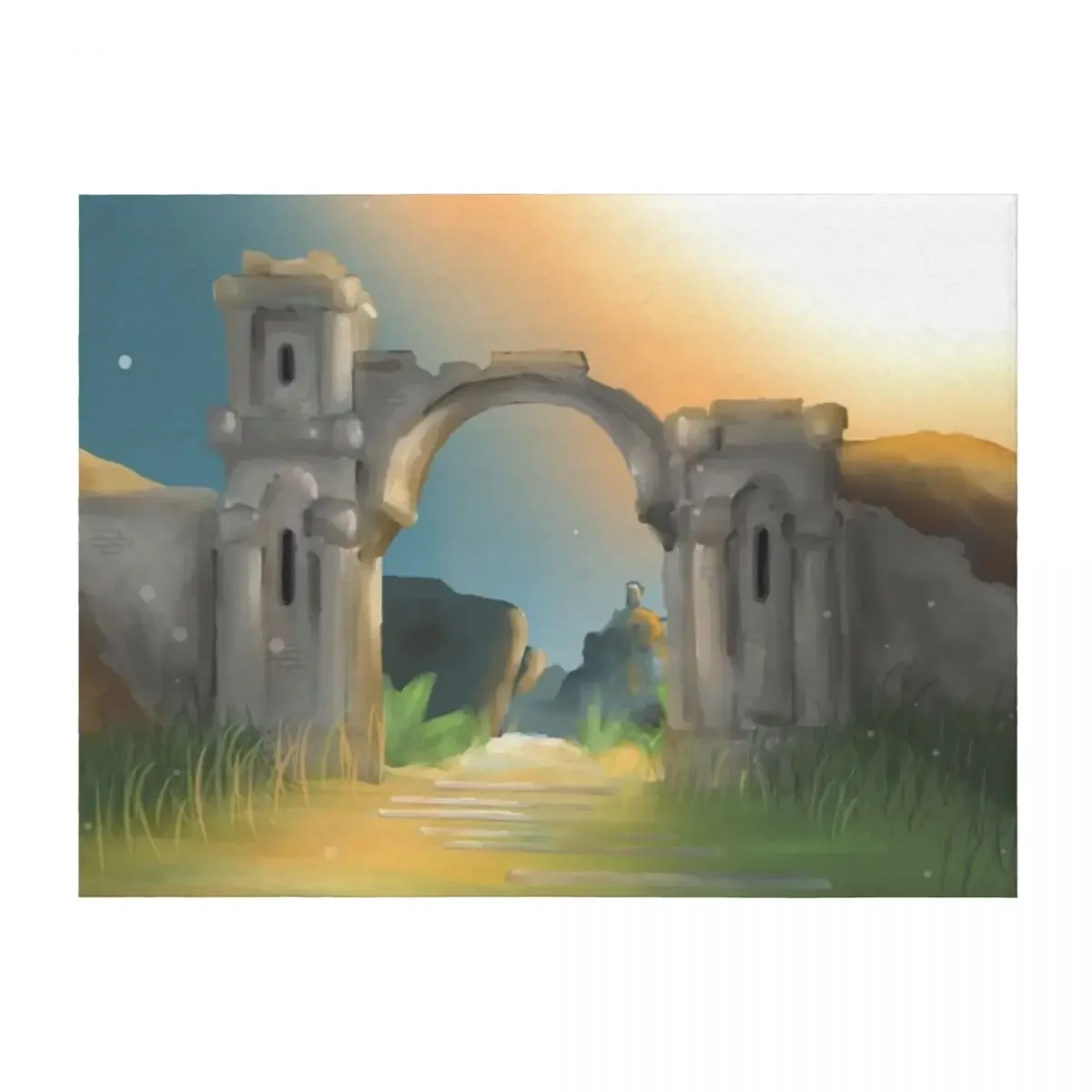 The Great Plateau Throw Blanket Kid'S Soft Plush Plaid blankets ands Soft Beds Blankets